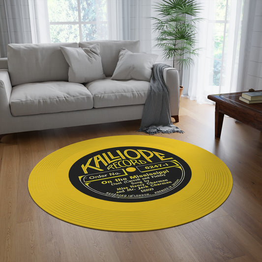 Vintage Vinyl Record Jazz Mat