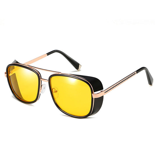 Hillside Square Sunglasses Steampunk Men Women Fashion Glasses Brand Designer Retro Vintage Sunglasses Punk UV400 - Posterify