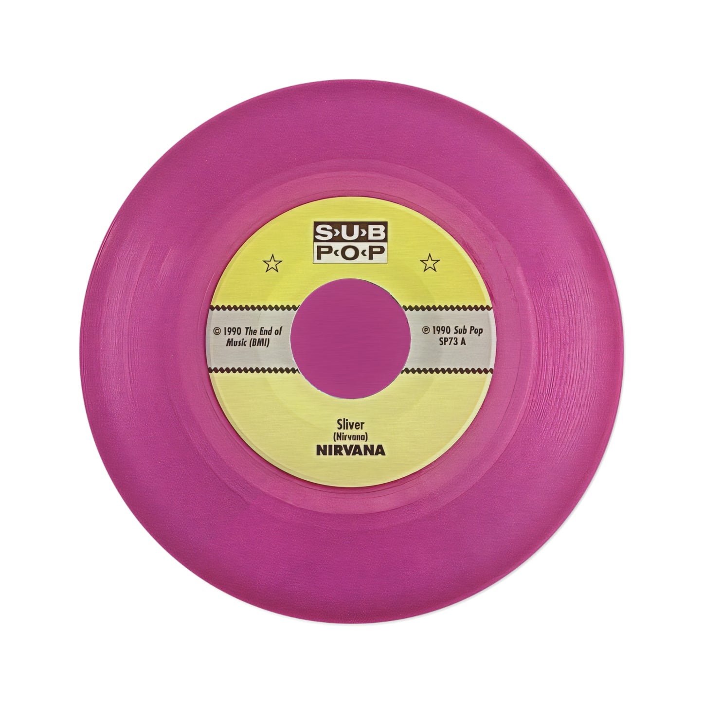 Nirvana Sliver Vinyl Single Round Mat (Customize a mat on request)