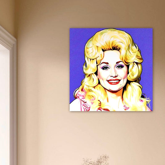 Dolly Parton, Pop Art style, Wall art