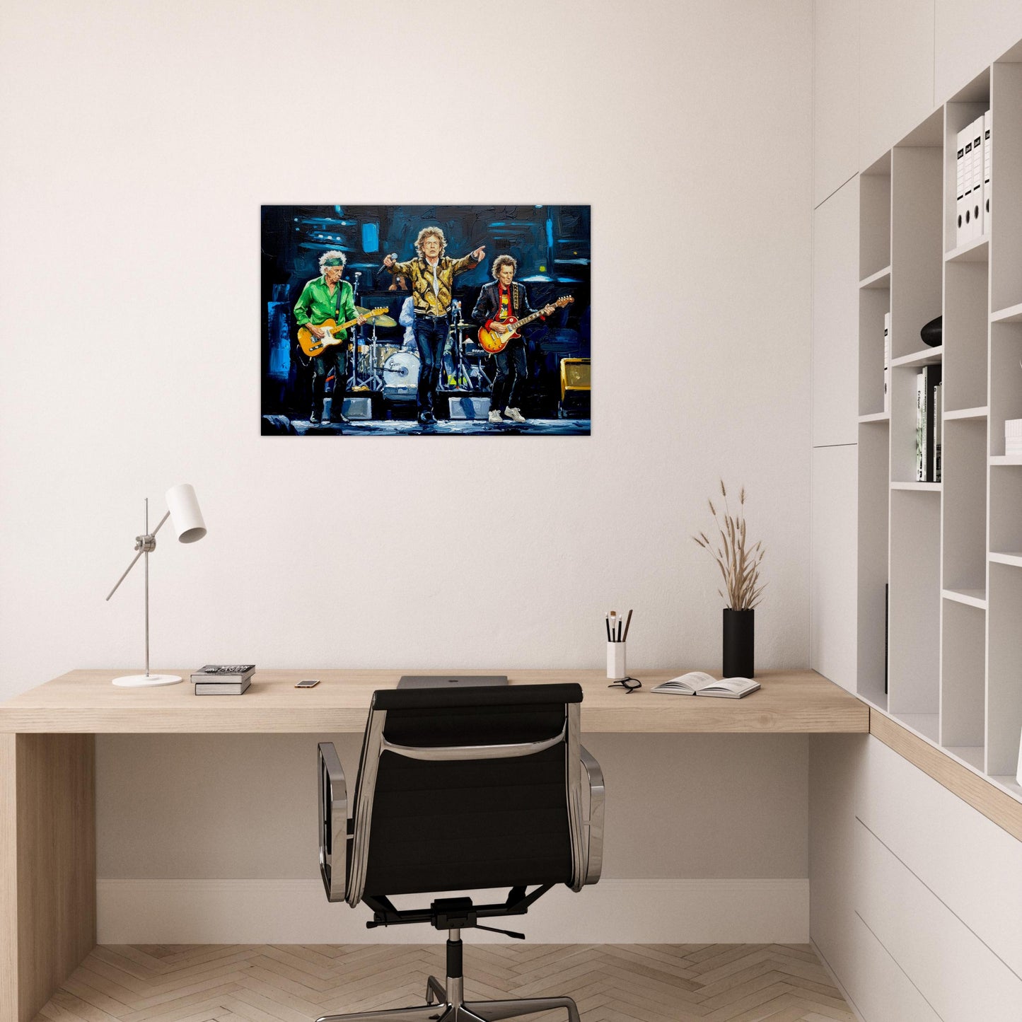 Rolling Stones, oil paint style Print, Wall art