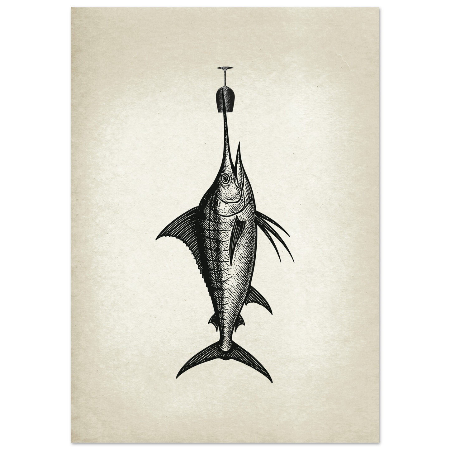 Post Card A5 for local pickup in Palma Sword Fish