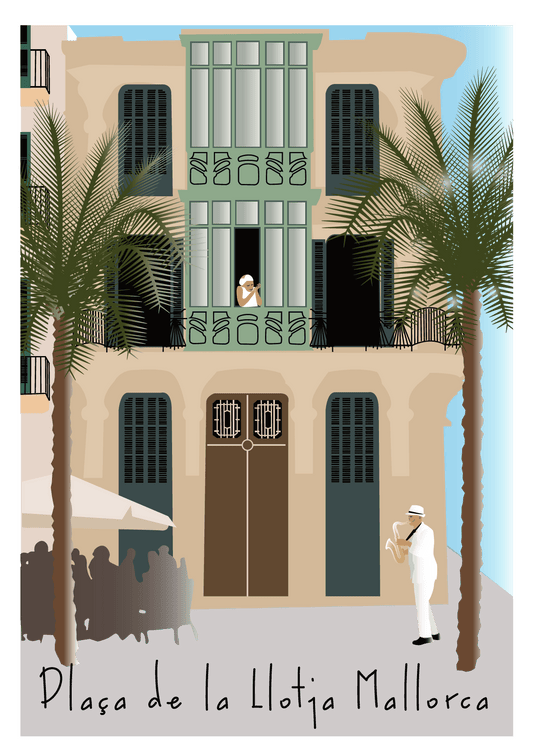 Post Card A5 for local pickup in Palma, La Lonja