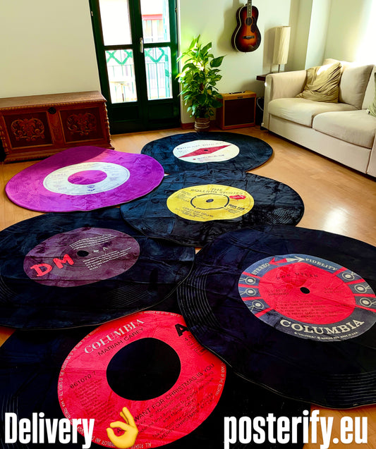 Ramones, Sheena is a punk rocker, Vinyl single record mat (Customize a mat on request)