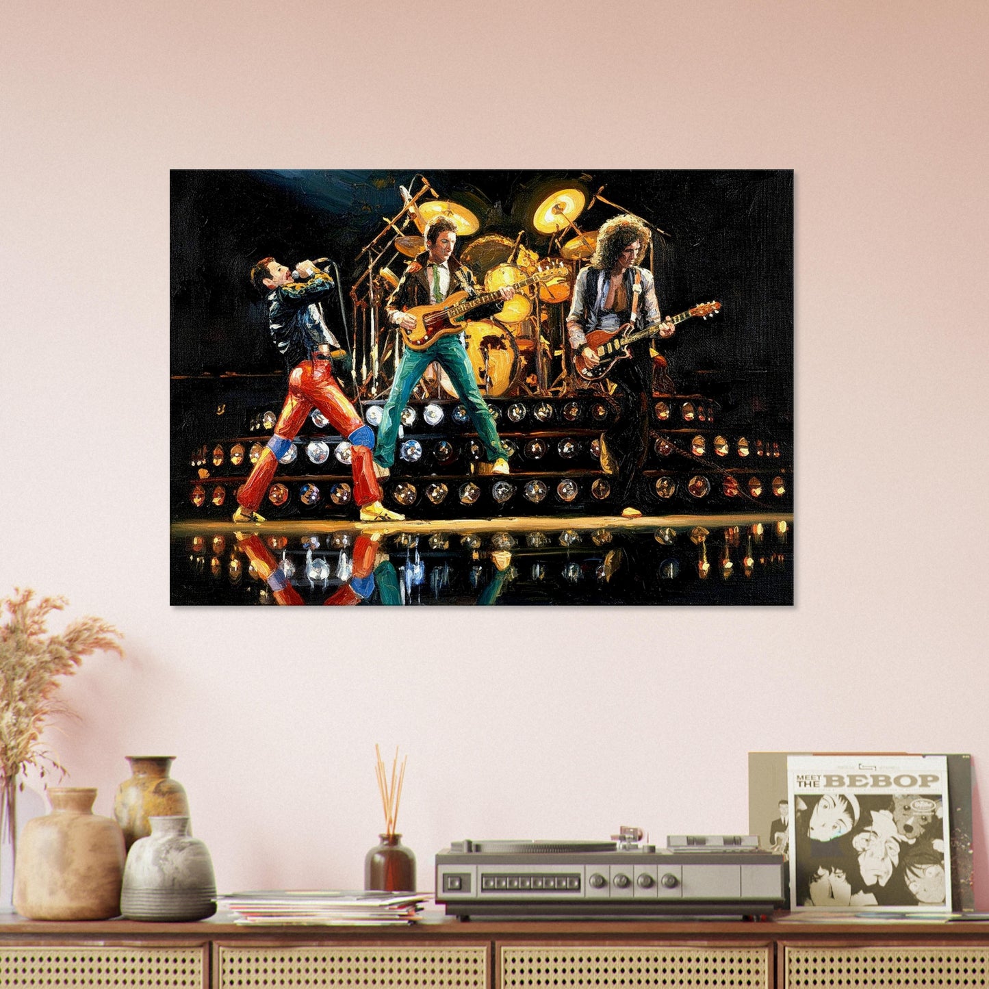 Queen, Oil painting Style Print, Canvas, Poster