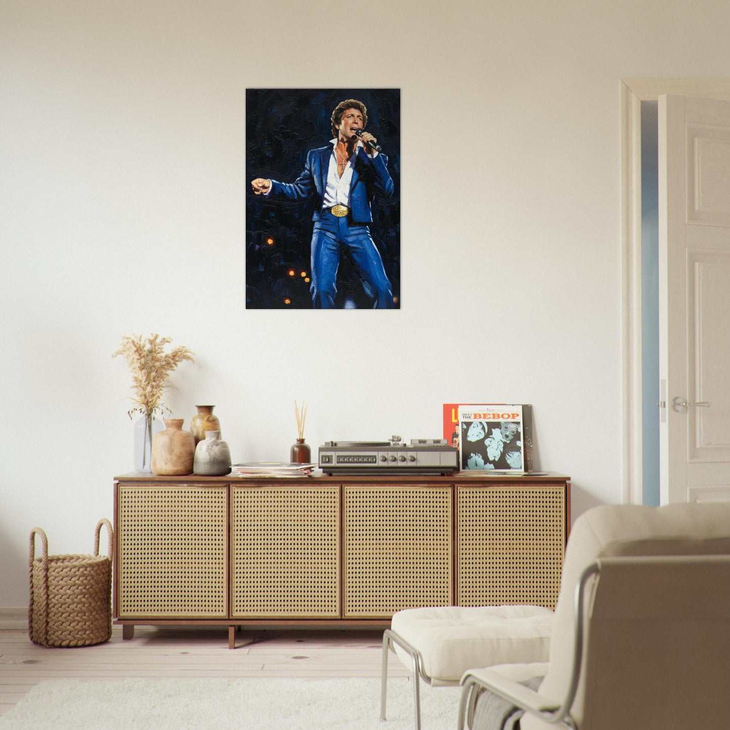 Tom Jones, Oil Painting Style Print, Canvas, Poster Wall art