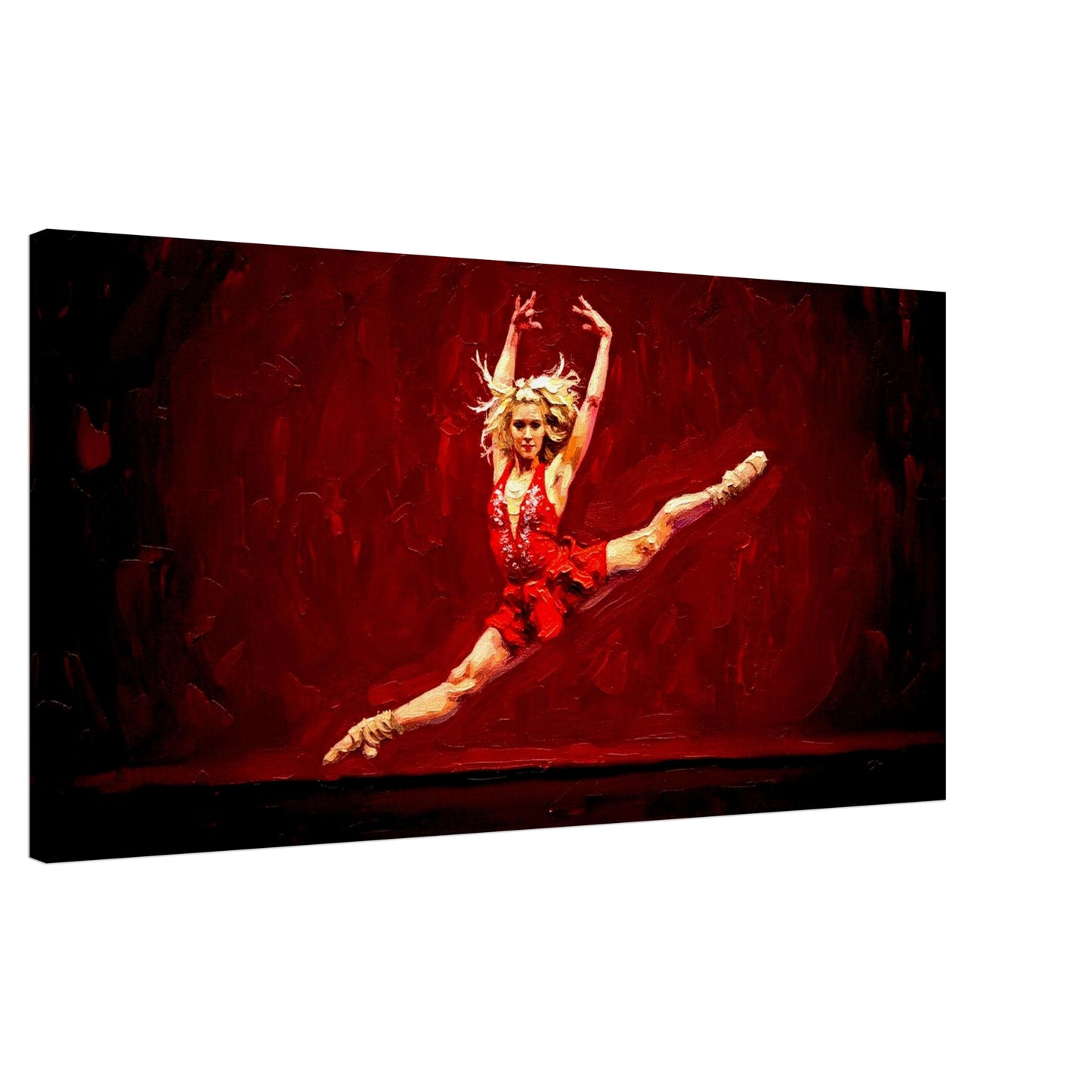 Dancer Oil painting style Print, Poster, Canvas, Wall art