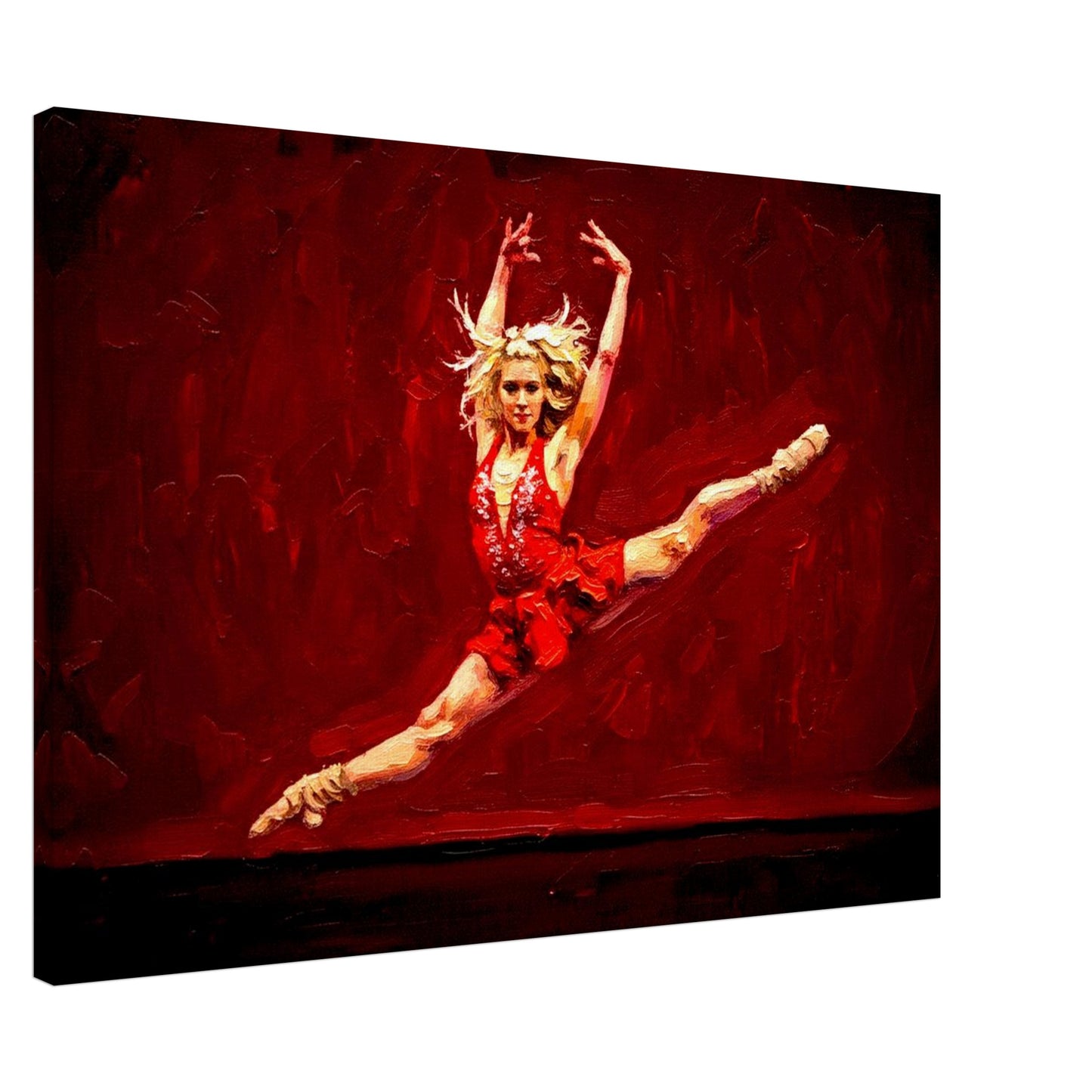 Dancer Oil painting style Print, Poster, Canvas, Wall art