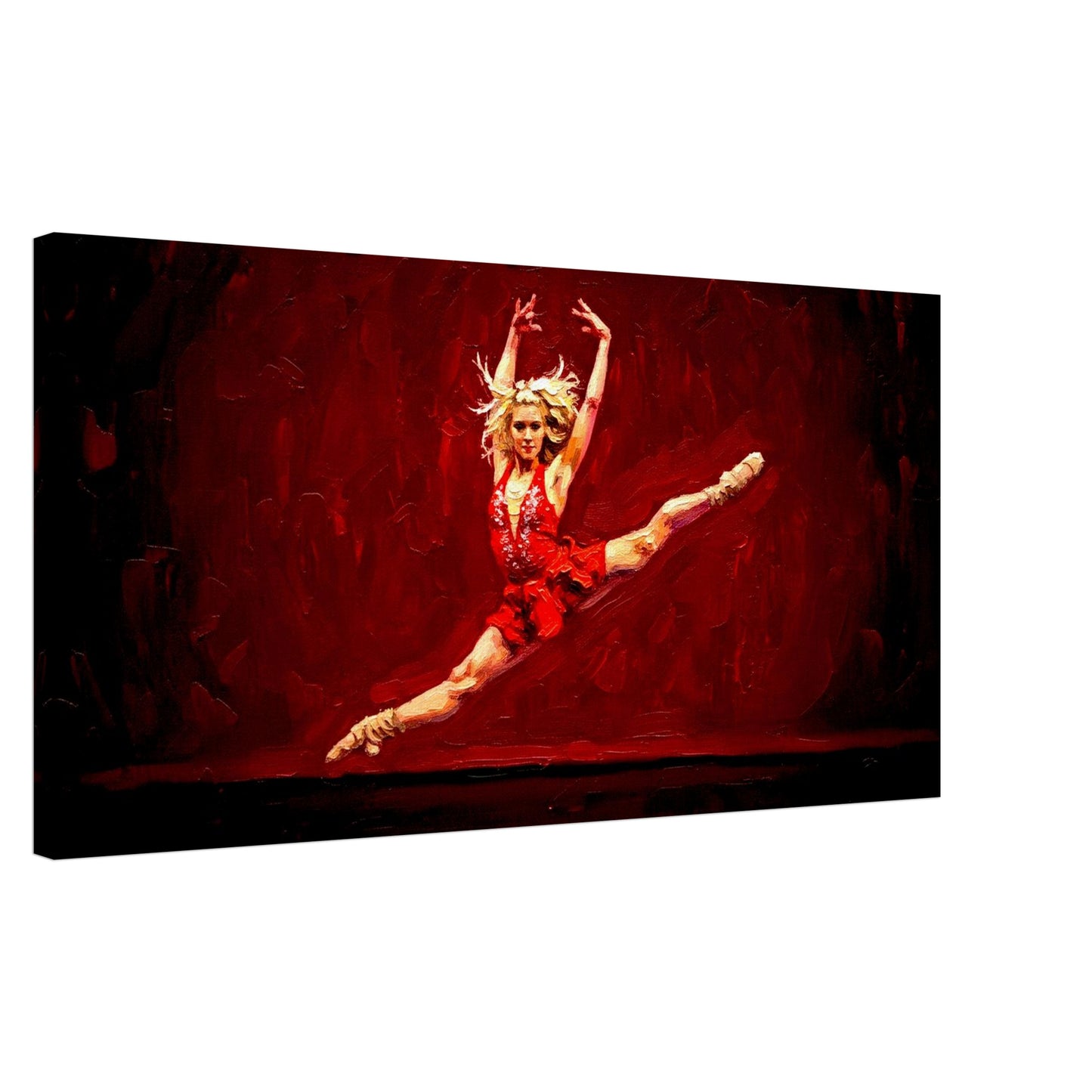 Dancer Oil painting style Print, Poster, Canvas, Wall art