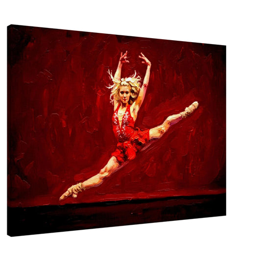 Dancer Oil painting style Print, Poster, Canvas, Wall art