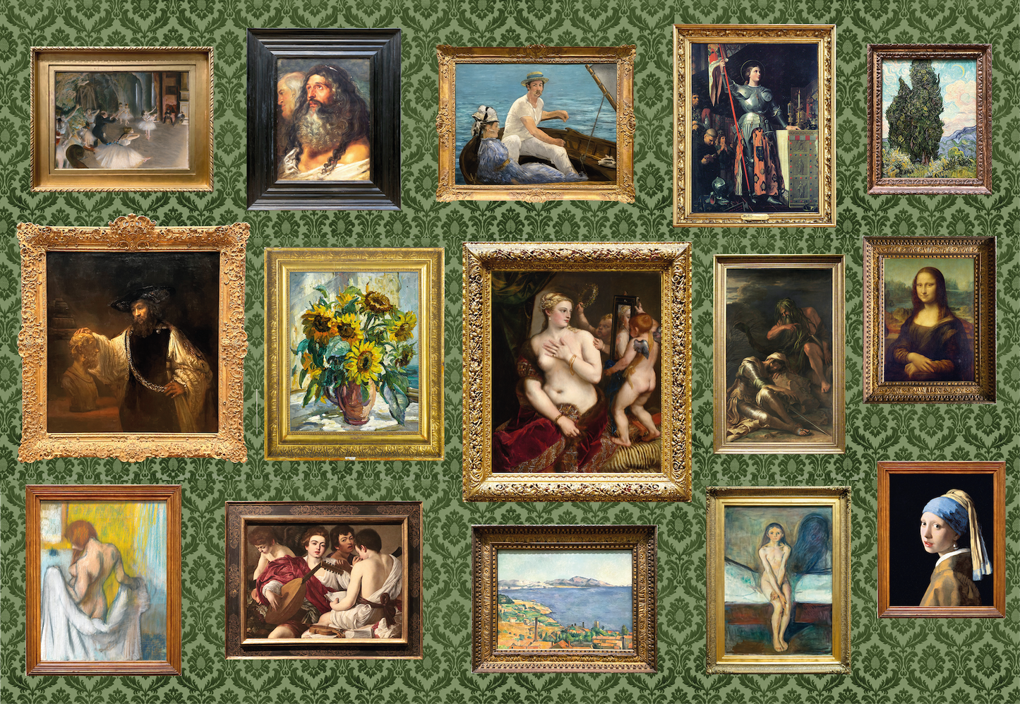 Show of Art Collection Wallpaper Sticker