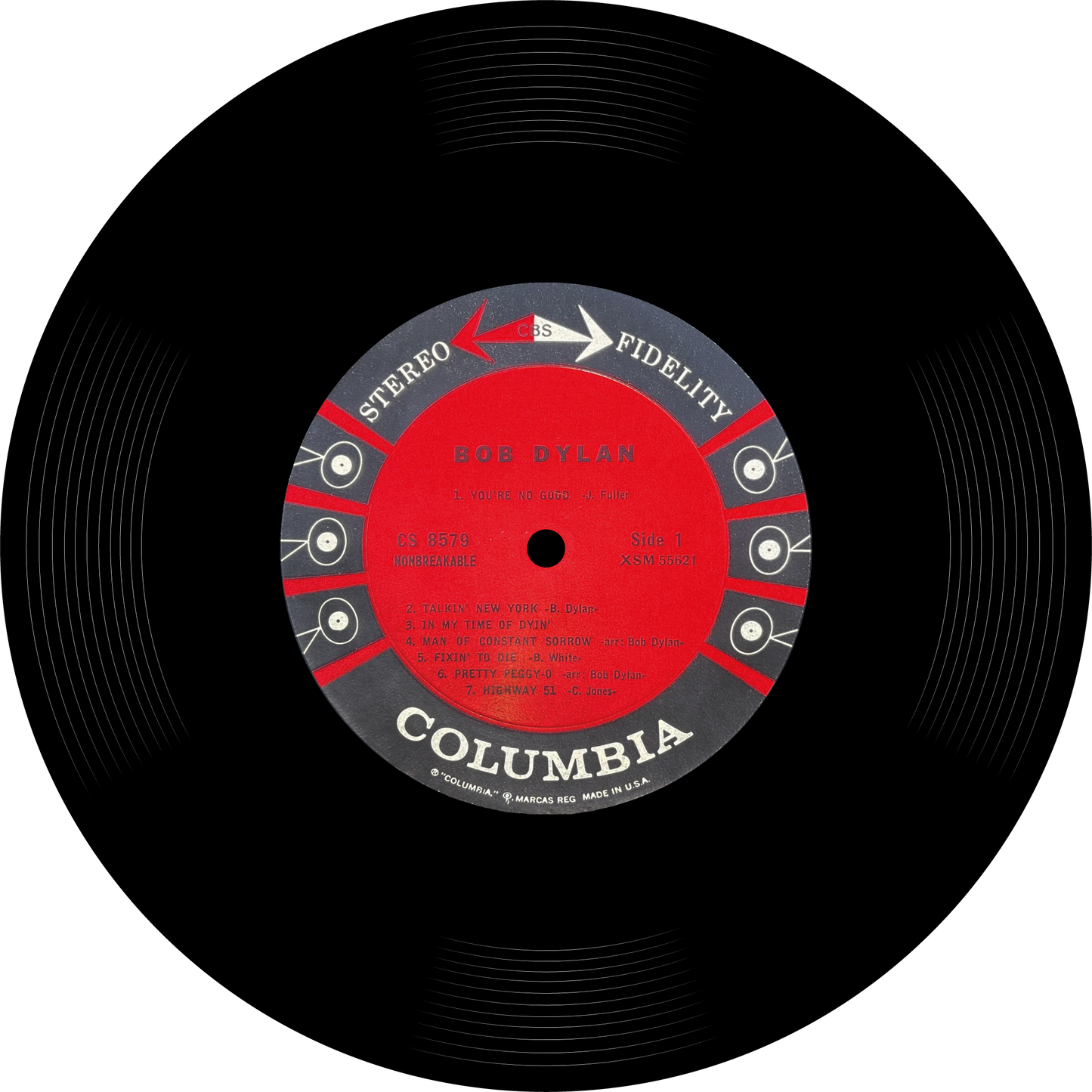 Bob Dylan Vinyl Record mat
