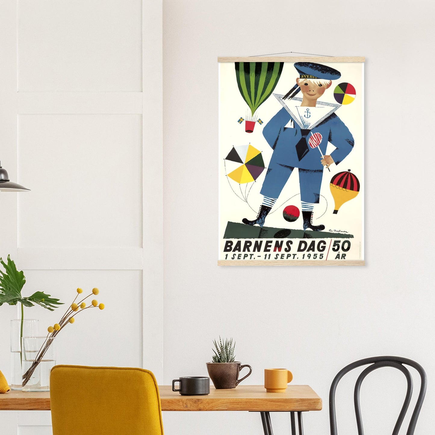 Barnens dag Vintage Poster Reprint on Premium Matte Paper - Posterify