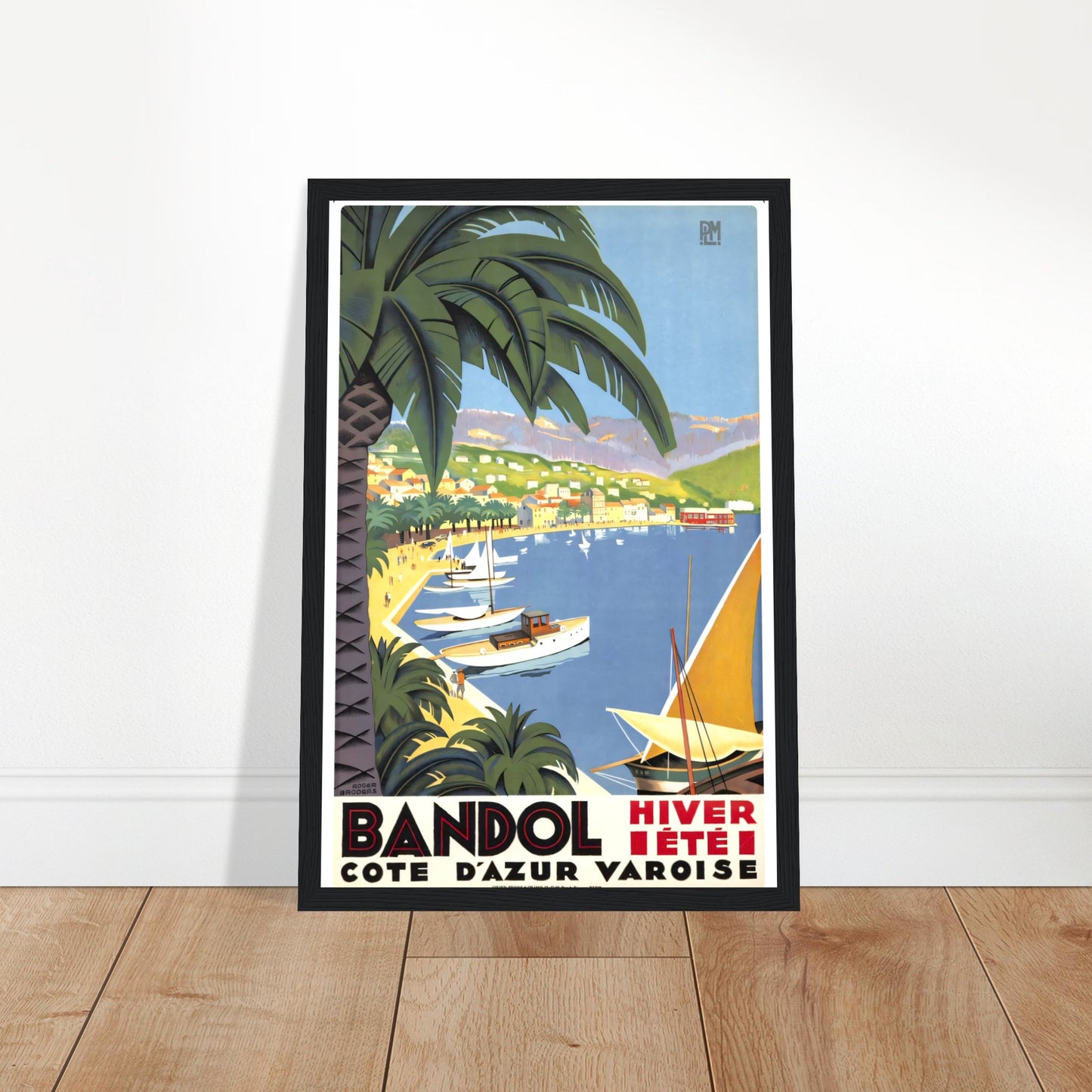 Bandol Vintage Poster Reprint on Premium Matte Paper - Posterify