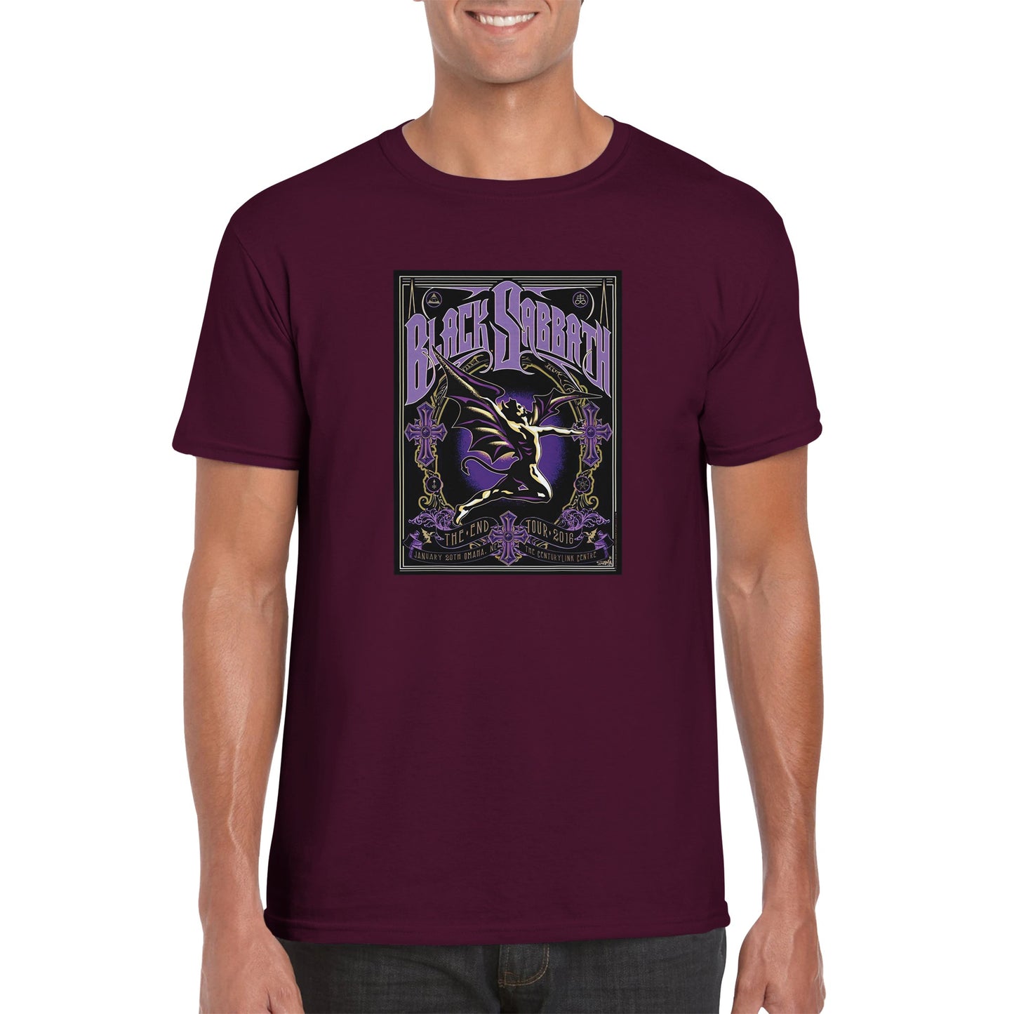 Black Sabbath Classic Unisex Crewneck T-shirt - Posterify