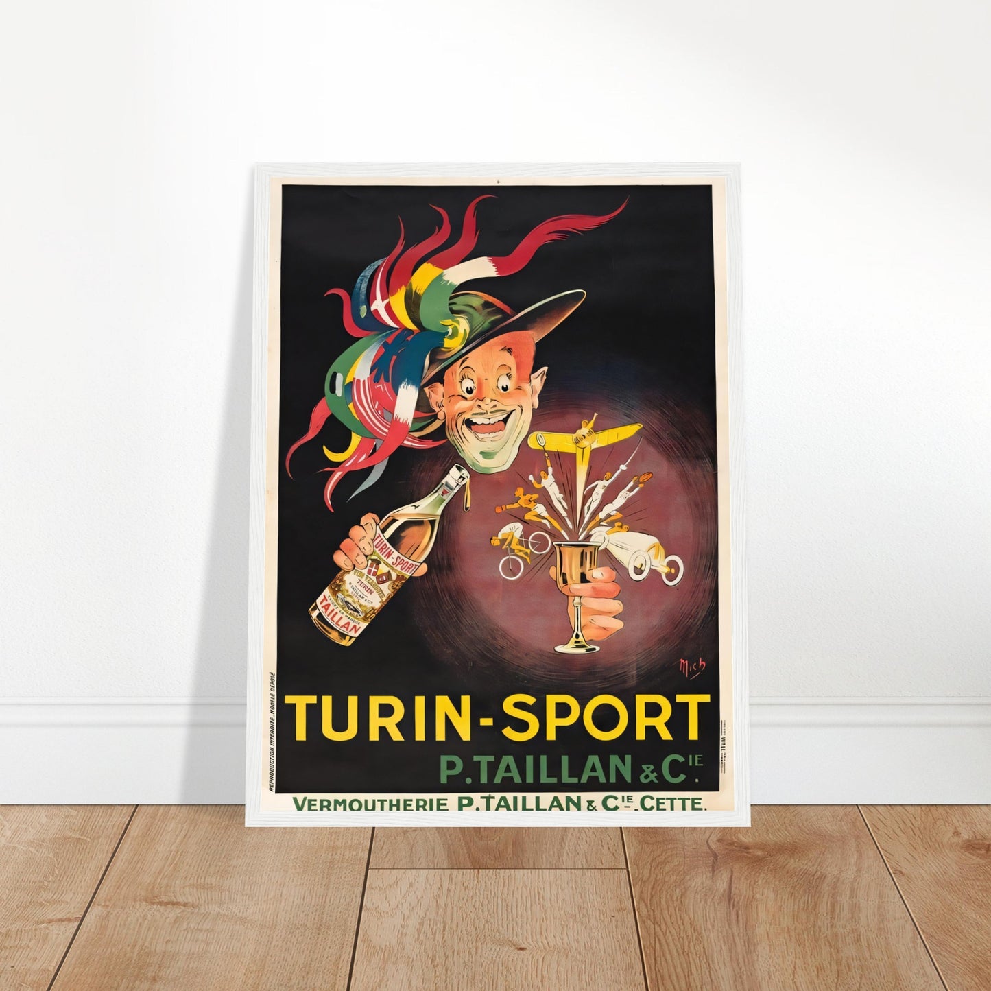 Turin Vintage Poster Reprint on Premium Matte Paper - Posterify