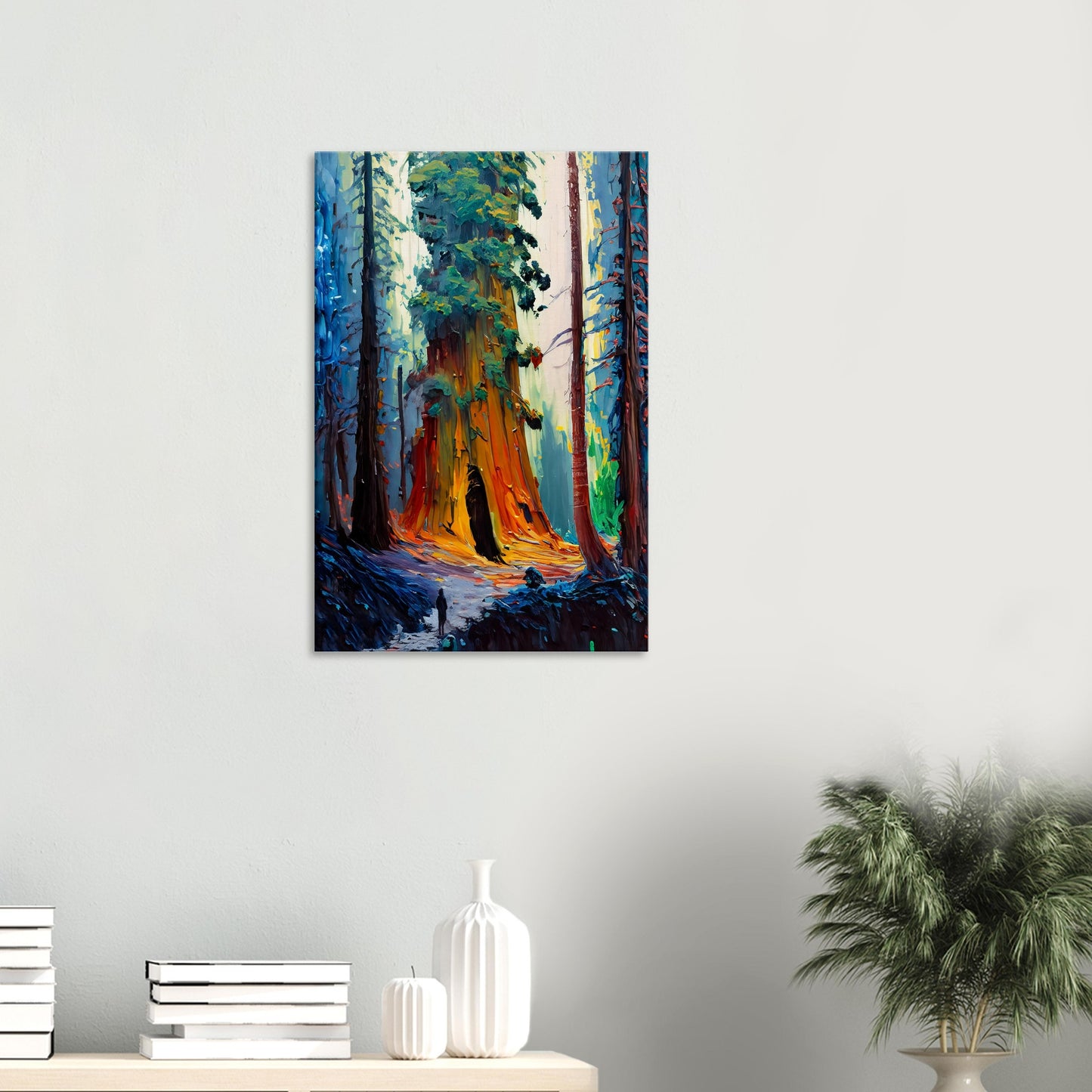 Canvas Print Sequoia forest Abstract art by Posterify Design - Posterify