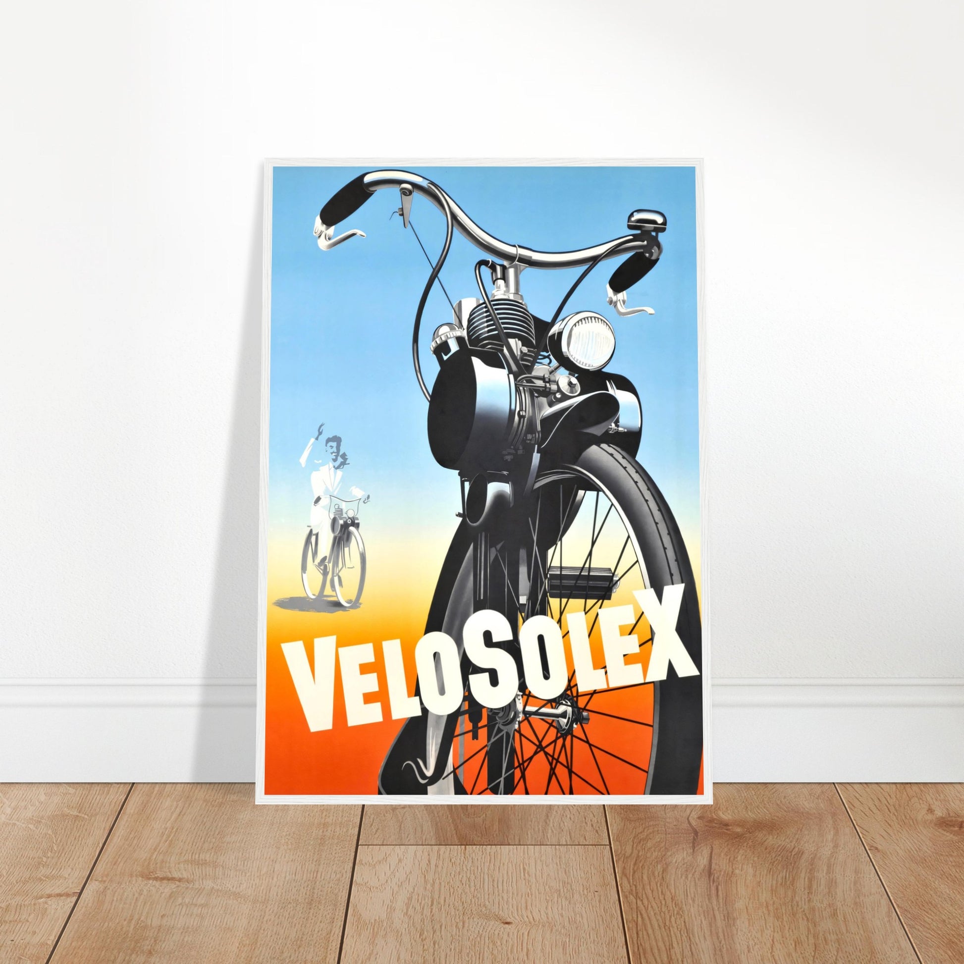 Vintage Poster Reprint, Velo Solex, Wall Art on Premium Paper - Posterify