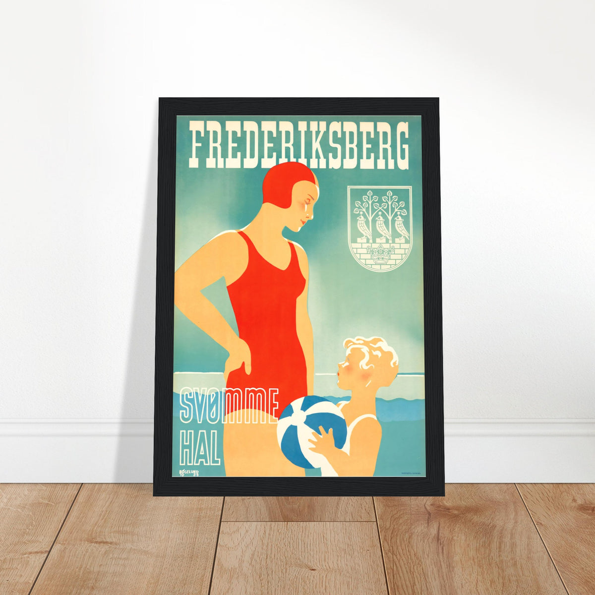 Frederiksberg Vintage Poster Reprint on Premium matte paper - Posterify