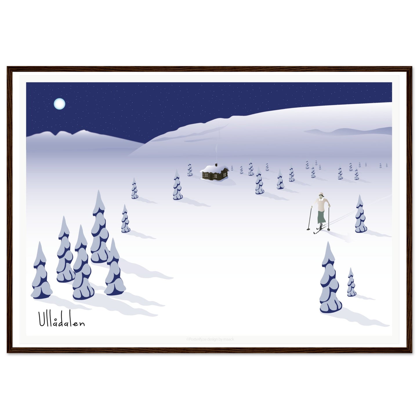 Ullådalen, Åre, Sweden, by Posterify design, Poster on Premium Matte Paper - Posterify