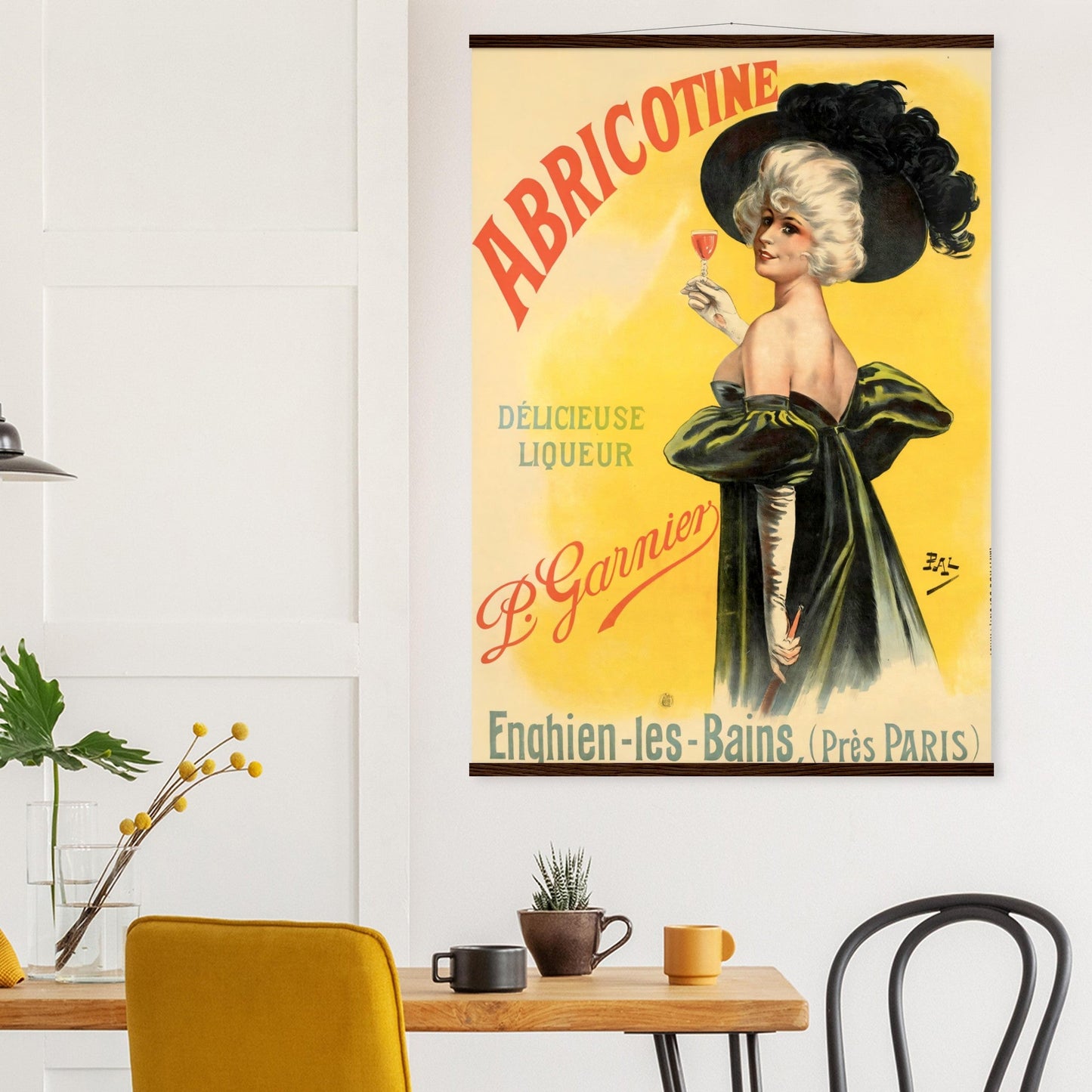 Abricotine Vintage Poster reprint on premium matte paper - Posterify