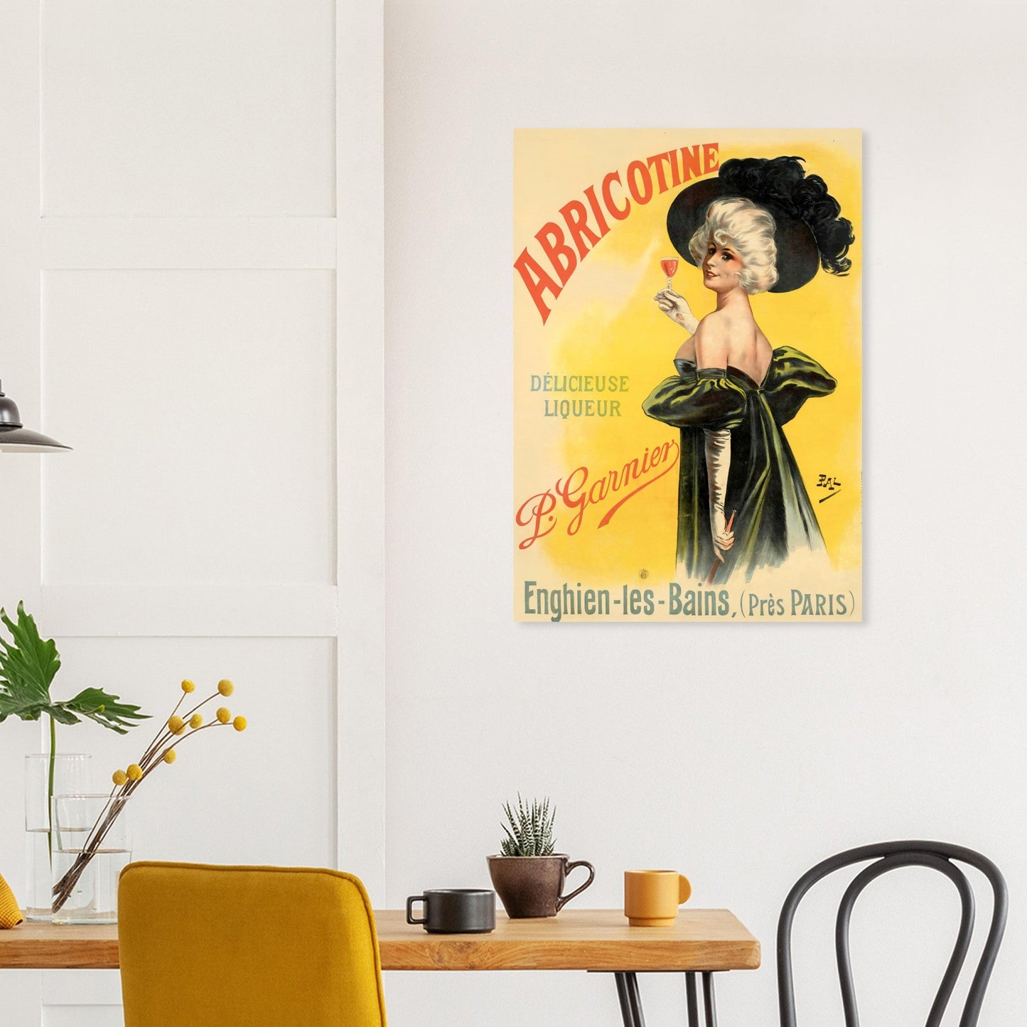 Abricotine Vintage Poster reprint on premium matte paper - Posterify