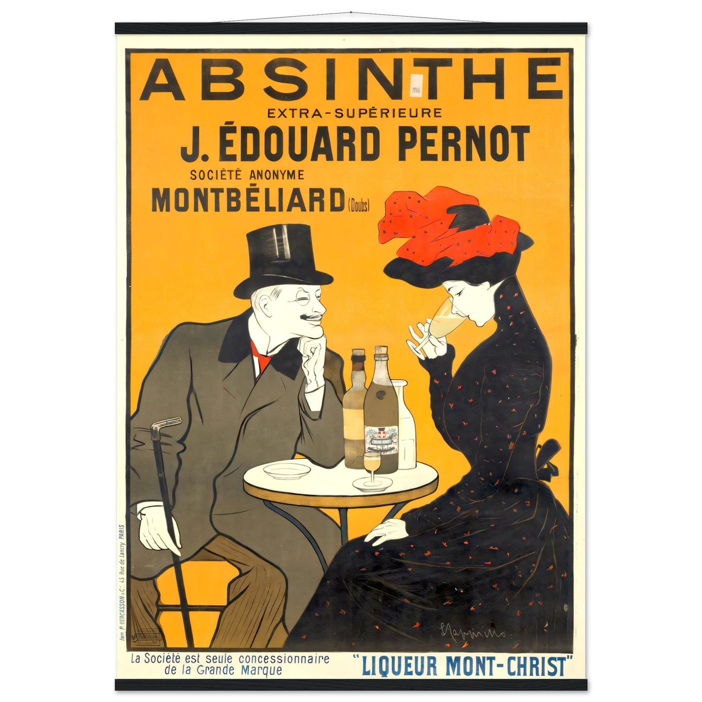 Absinthe Vintage poster reprint on Premium Matte Paper - Posterify