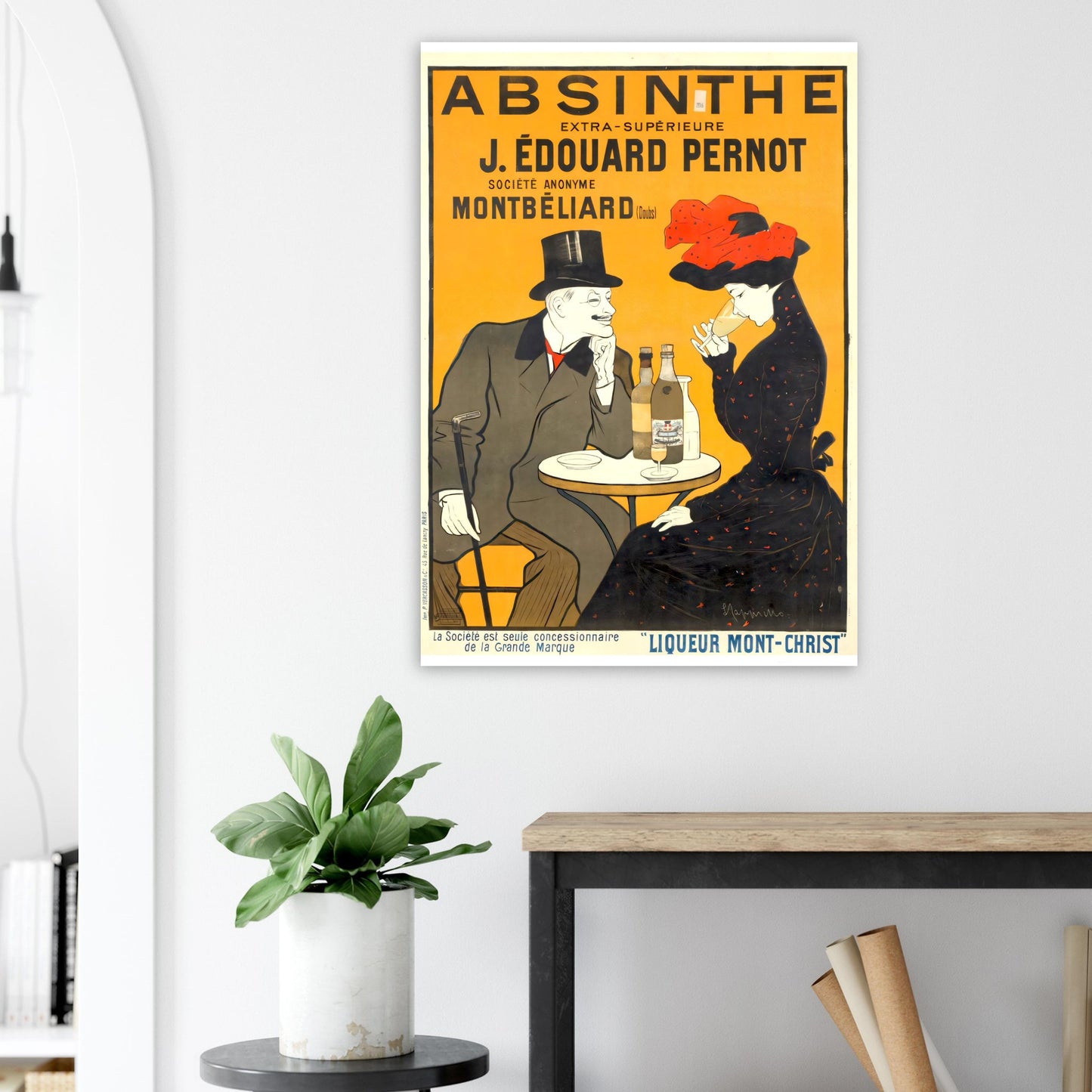 Absinthe Vintage poster reprint on Premium Matte Paper - Posterify