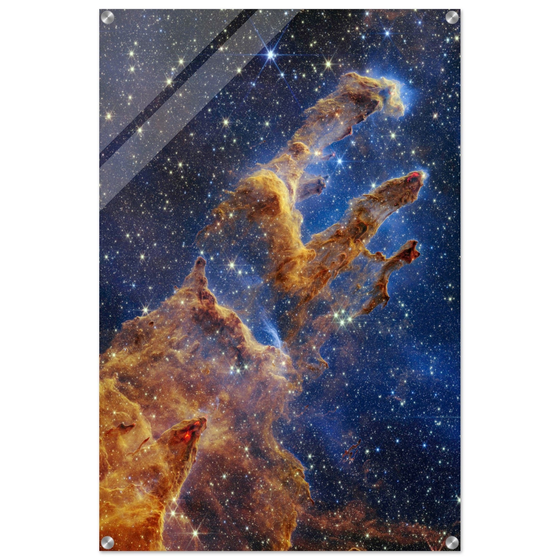 Acrylic HQ Print, Pillars of Creation, James Webb Telescope, NASA - Posterify