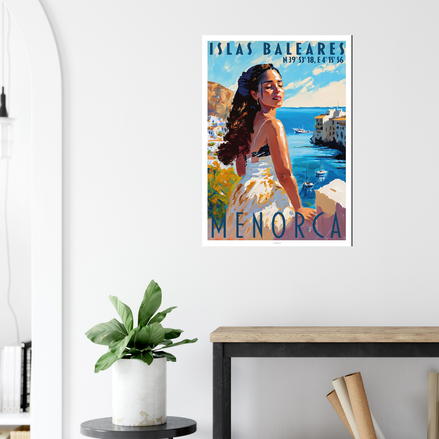 Menorca Poster by Posterify Design on Premium Matte Paper - Posterify