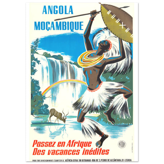 Africa Vintage poster reprint on Premium Matte Paper - Posterify