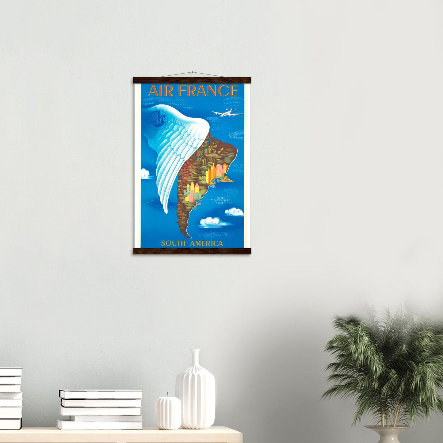 Air France Retro Art Print on Premium Matte Paper - Posterify