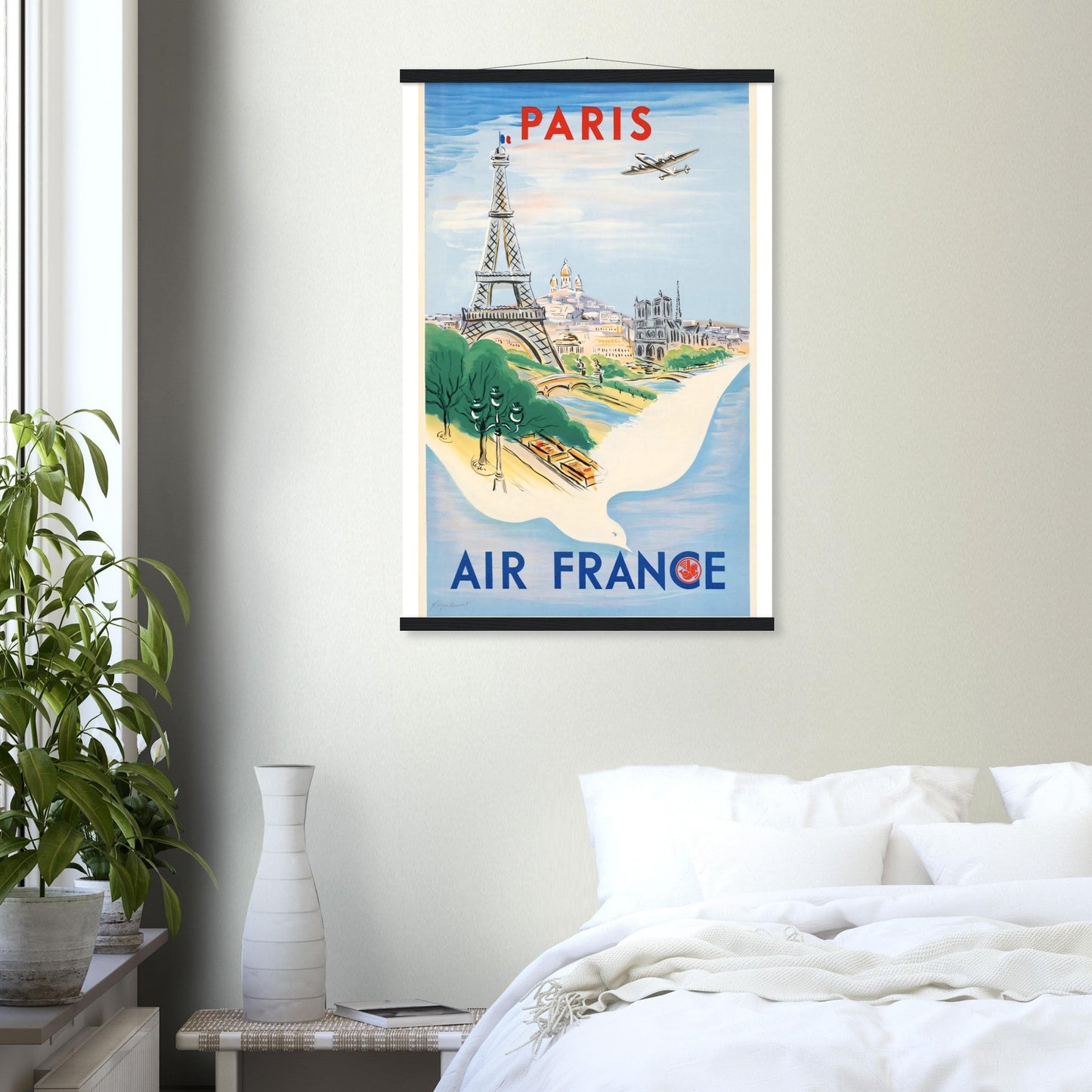 Air France Vintage Poster Reprint on Premium Matte Paper - Posterify