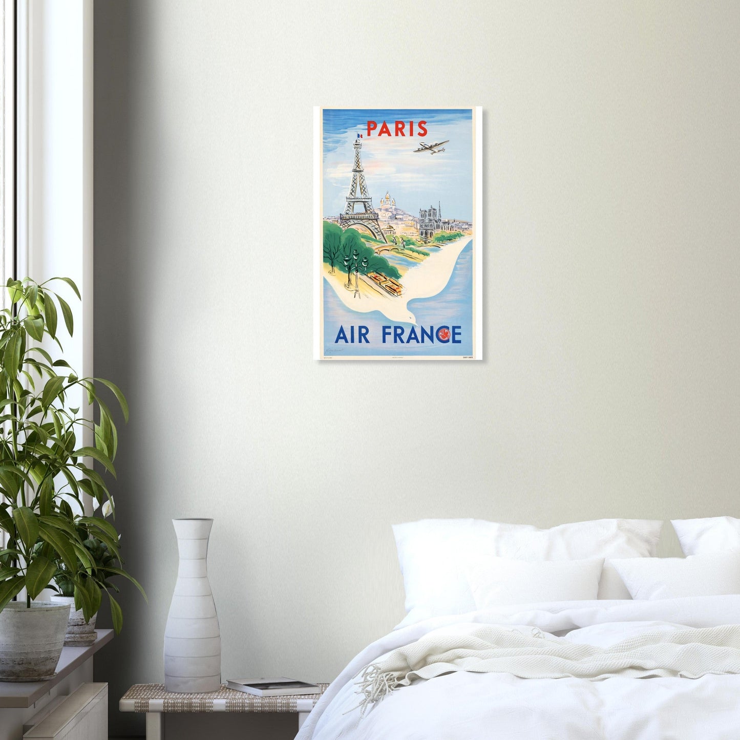 Air France Vintage Poster Reprint on Premium Matte Paper - Posterify