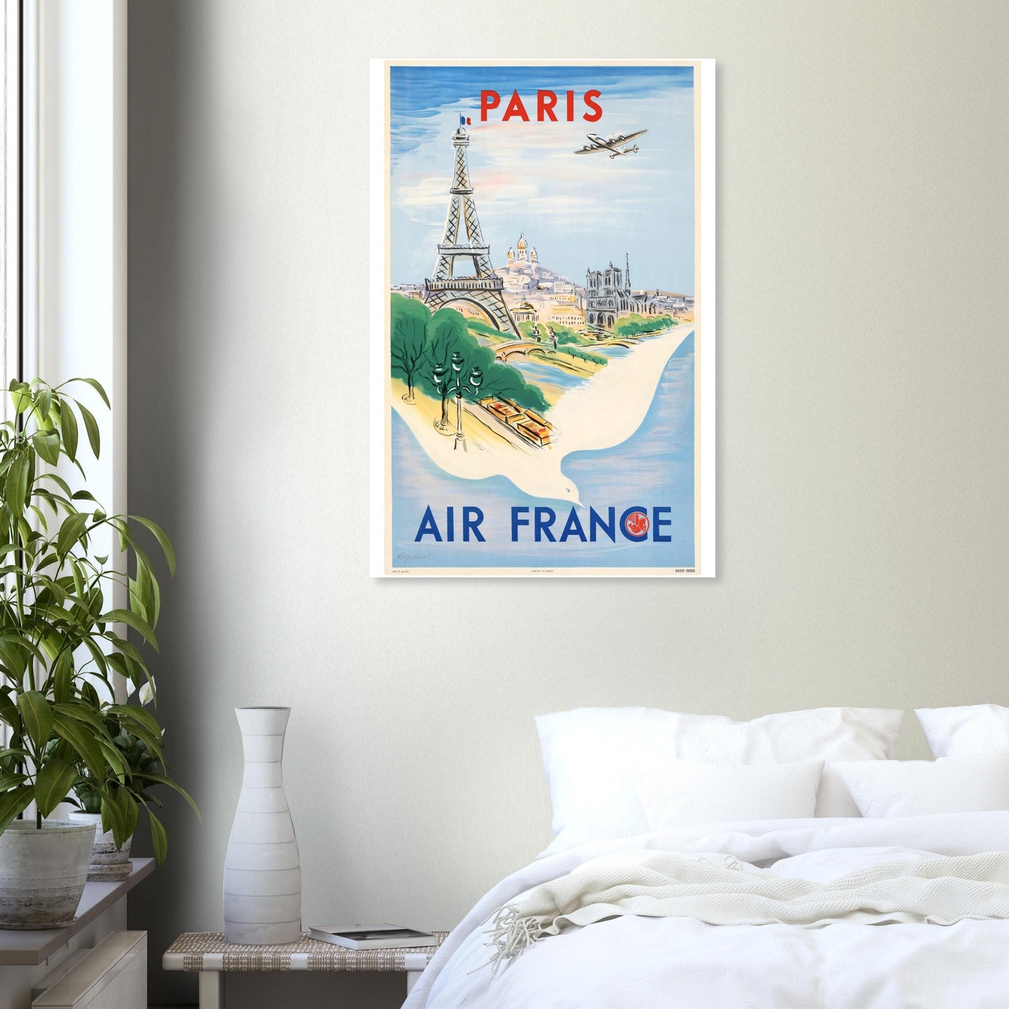 Air France Vintage Poster Reprint on Premium Matte Paper - Posterify