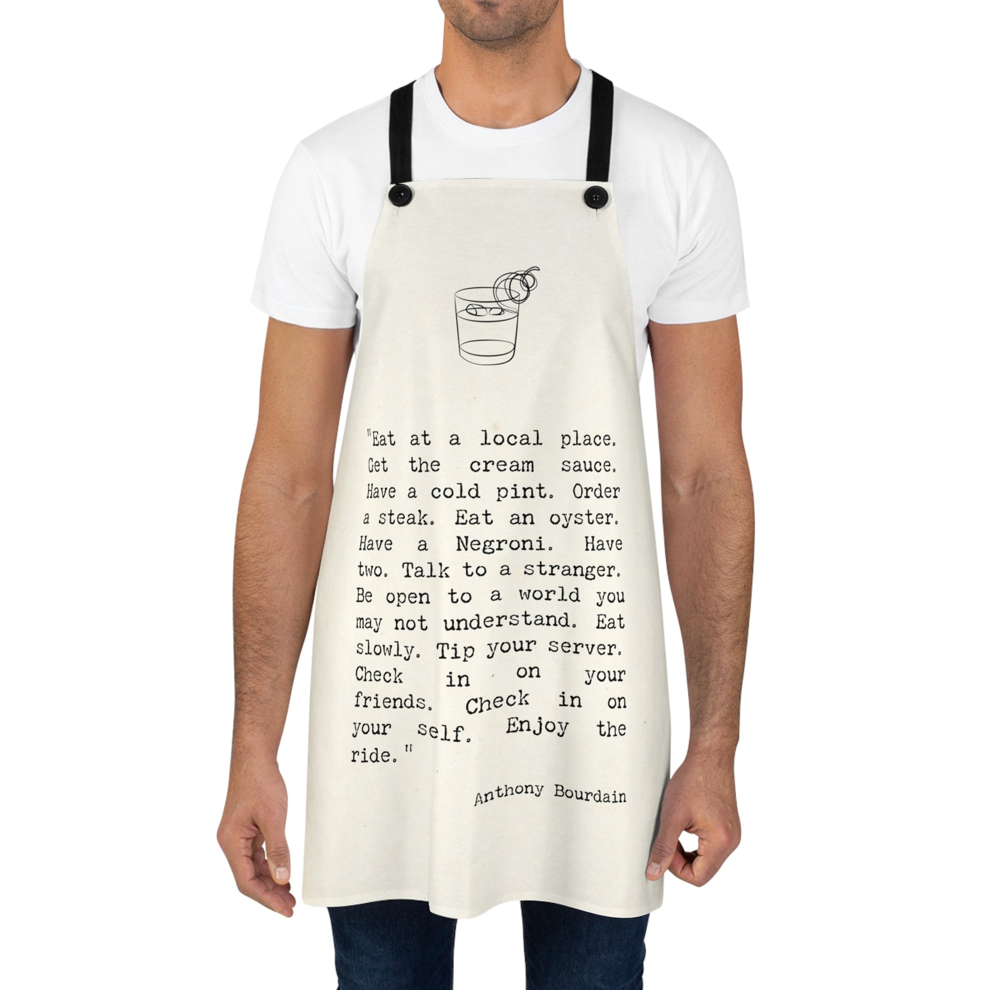 Anthony Bourdain Quote Apron - Posterify