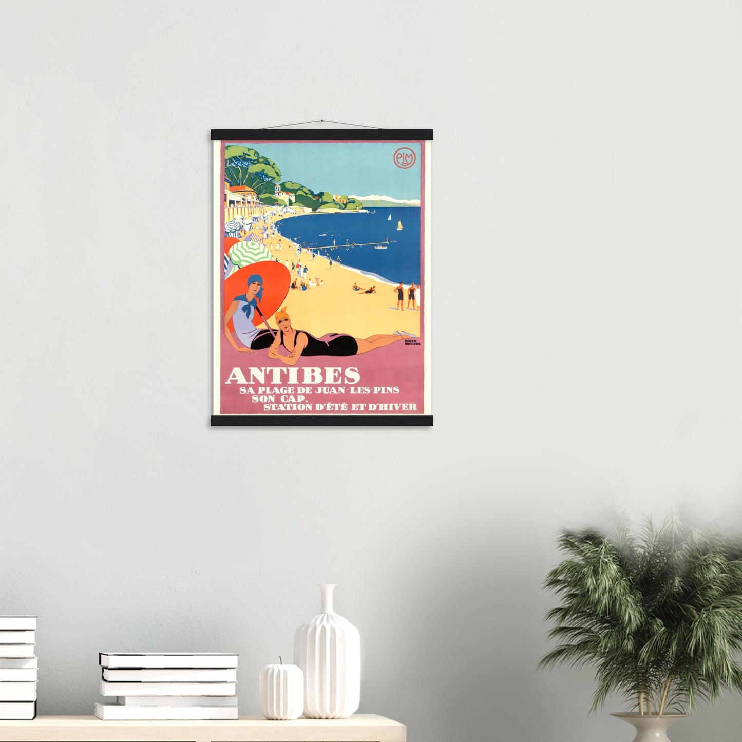 Antibes Vintage Poster Reprint on Premium Matte Paper - Posterify