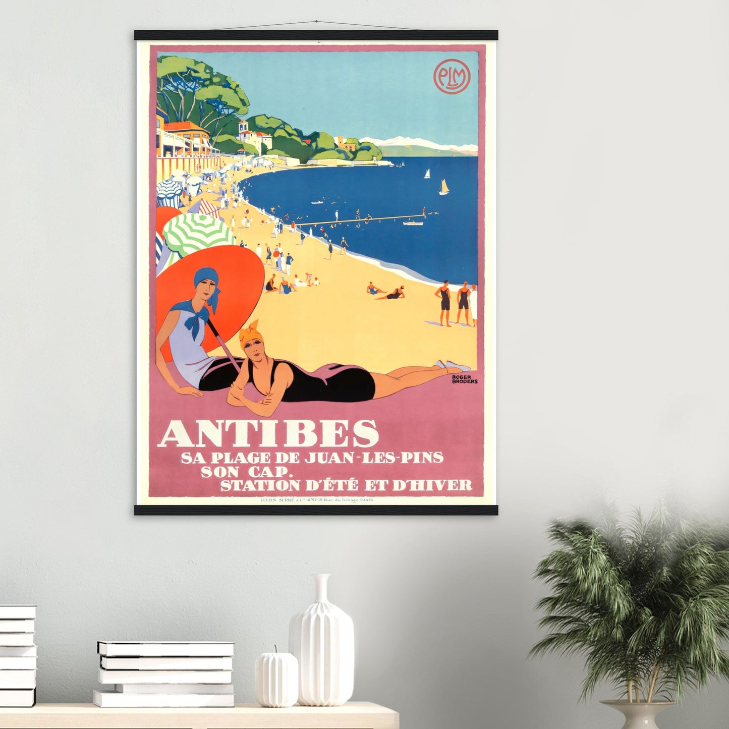 Antibes Vintage Poster Reprint on Premium Matte Paper - Posterify