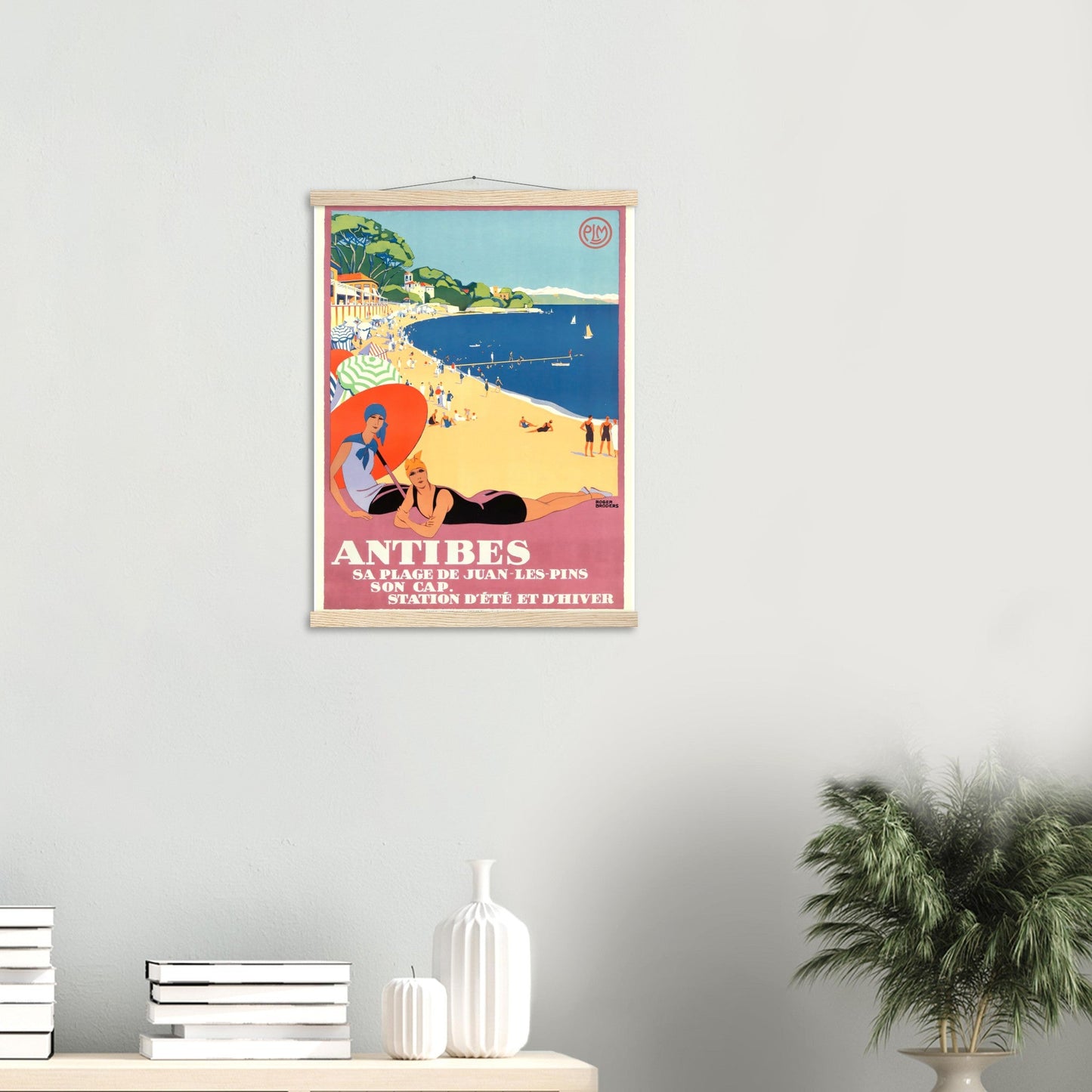 Antibes Vintage Poster Reprint on Premium Matte Paper - Posterify