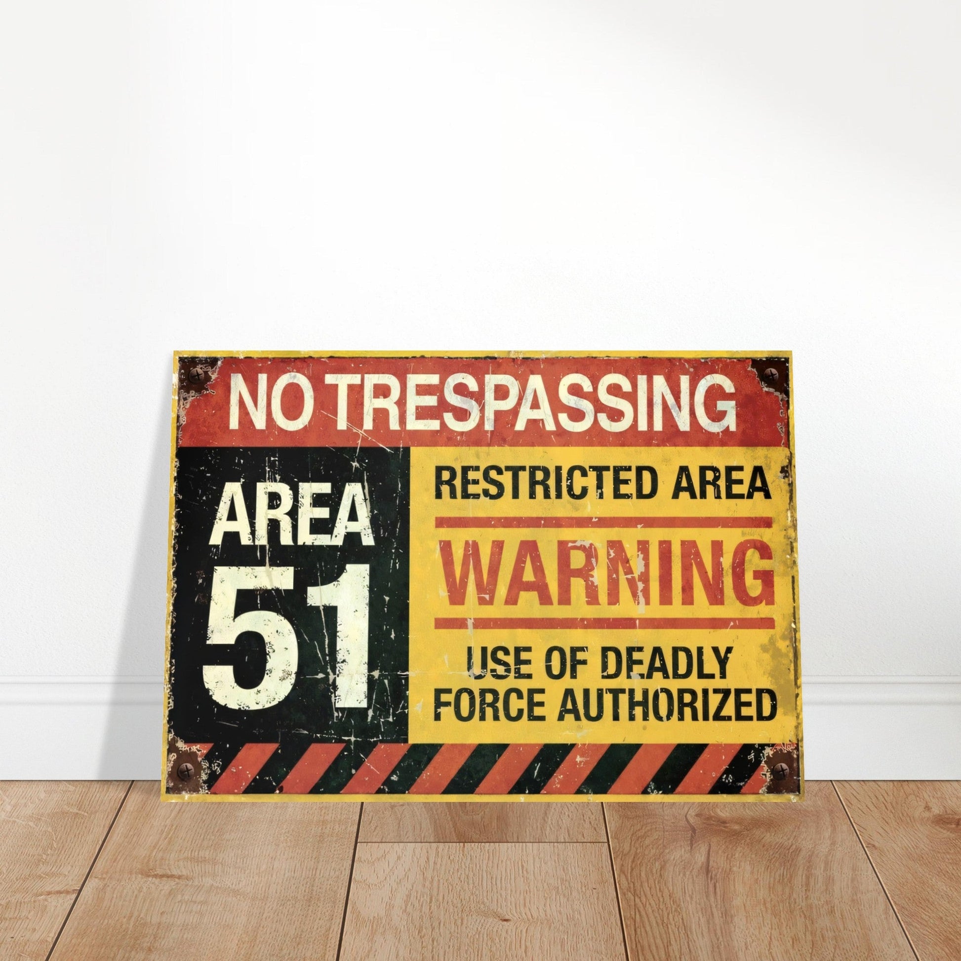 Area 51 UFO Aluminum Print - Posterify