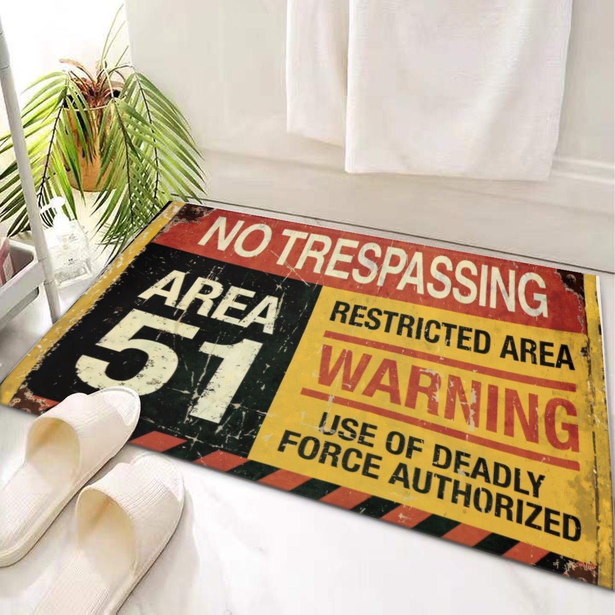 Area 51 UFO Door Mat - Posterify