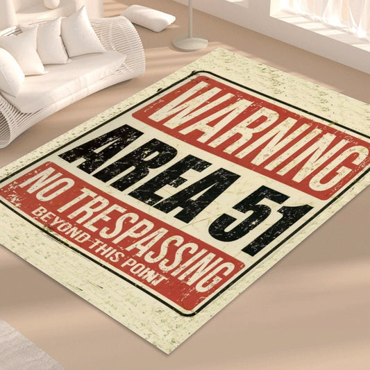 Area 51 UFO Floor Mat - Posterify