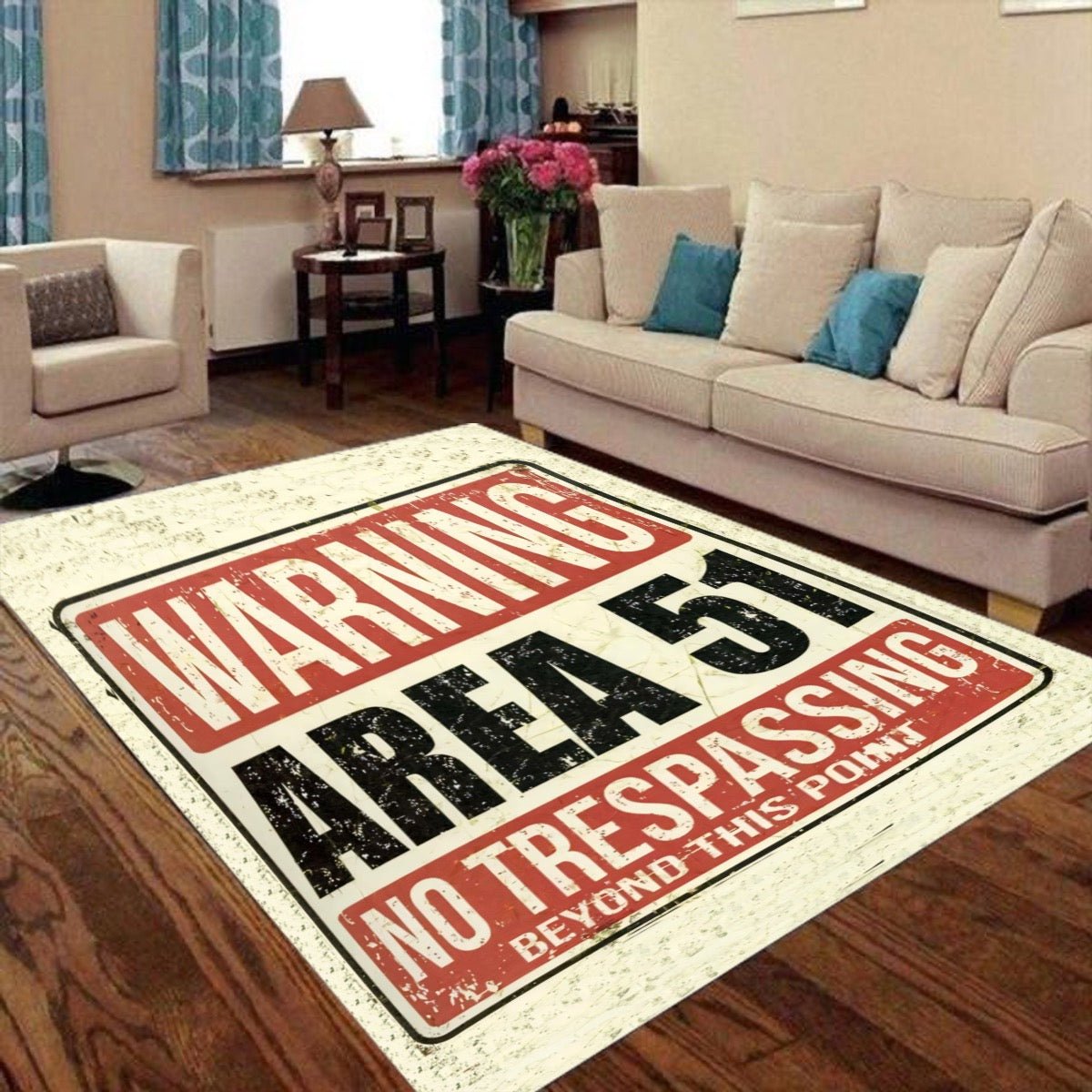 Area 51 UFO Floor Mat - Posterify