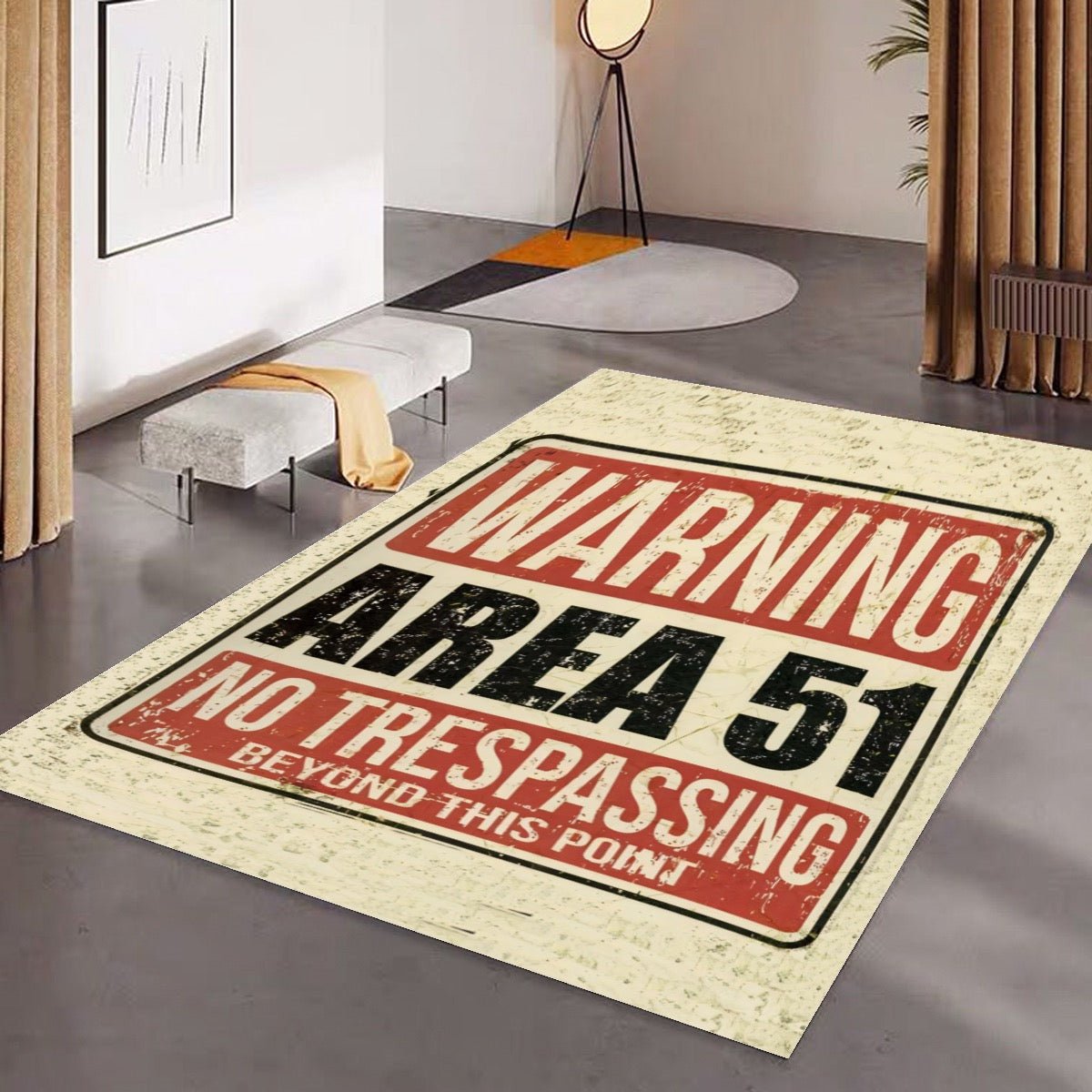 Area 51 UFO Floor Mat - Posterify