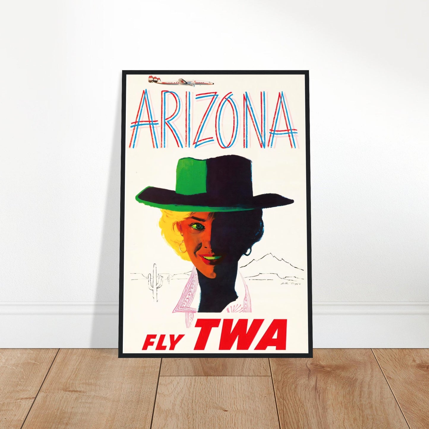 Arizona Vintage Poster Reprint on Premium Matte Paper - Posterify