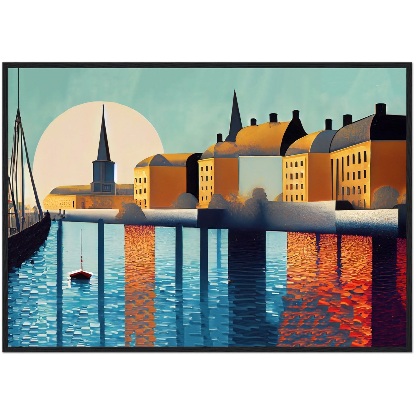 Art Deco Copenhagen by Posterify Design 70x100cm - Posterify