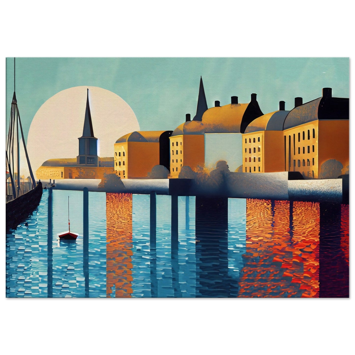 Art Deco Copenhagen by Posterify Design 70x100cm - Posterify