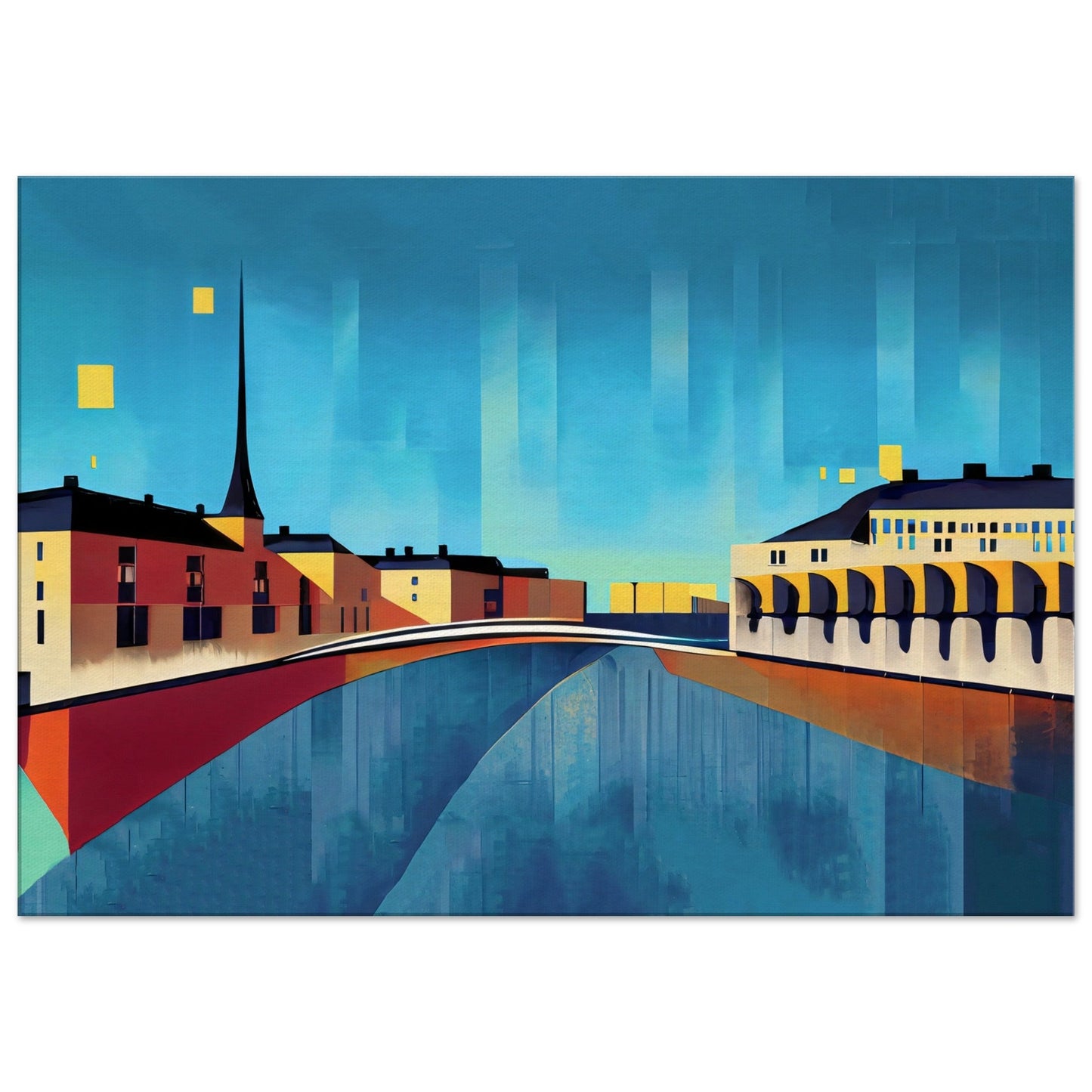 Art Deco Stockholm by Posterify Design 70x100cm - Posterify