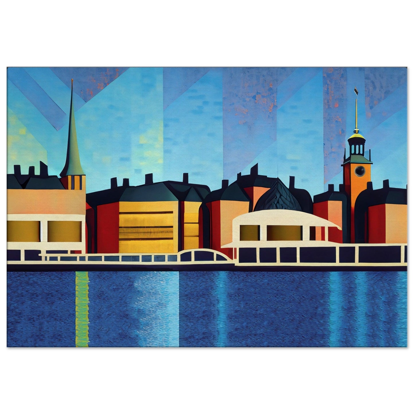 Art Deco Stockholm by Posterify Design 70x100cm - Posterify