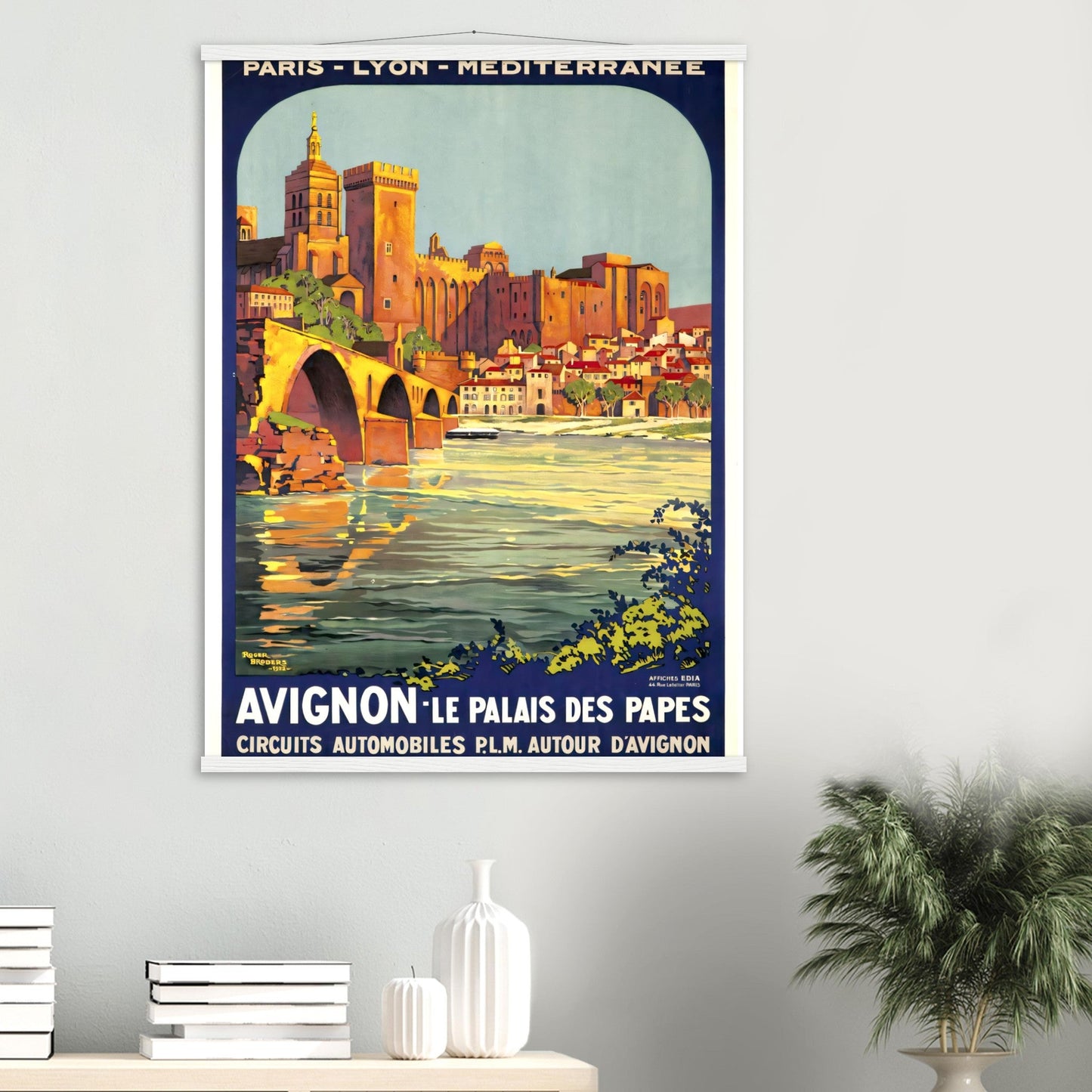 Avignon Vintage Poster Reprint on Premium Matte Paper - Posterify